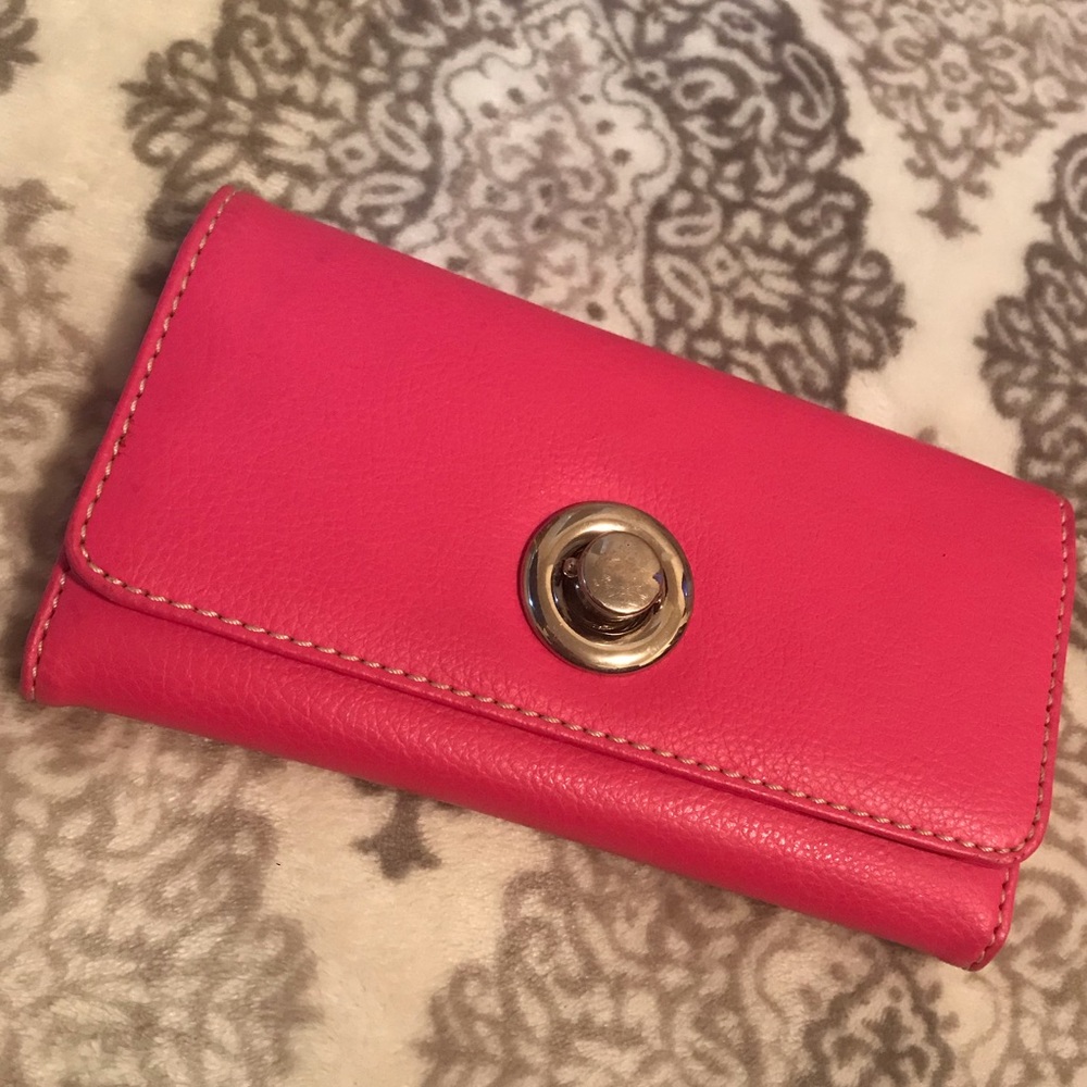 Bright Pink Wallet